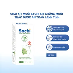 Xịt chống muỗi Sachi Cho bé từ 6 tháng tuổi