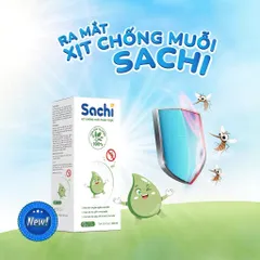 Xịt chống muỗi Sachi Cho bé từ 6 tháng tuổi