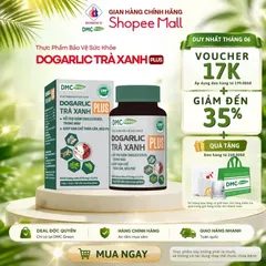 TPBVSK Viên Uống Dogarlic Trà Xanh Plus Domesco 100 Viên/hộp 819644