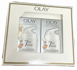 (Hàng Nhập Khẩu) Set kem dưỡng da ngày và đêm Olay Total Effects 7 in One 37ml - làm sáng da, hàng nhập Mỹ 820235