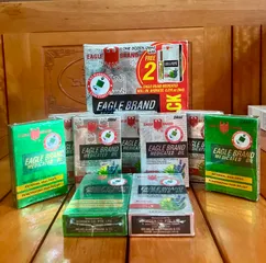 Dầu Gió Xanh  Mỹ Eagle Brand 24ml - Giảm Đau, Thư Giãn và Giữ Ấm Cơ Thể, Sản Phẩm Chất Lượng Từ Singapore