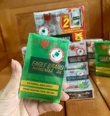 Dầu Gió Xanh  Mỹ Eagle Brand 24ml - Giảm Đau, Thư Giãn và Giữ Ấm Cơ Thể, Sản Phẩm Chất Lượng Từ Singapore