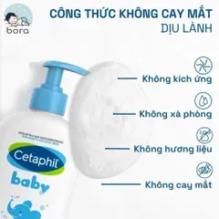 Sữa Tắm Gội Cho Bé Cetaphil Baby Wash & Shampoo 230ml 820294
