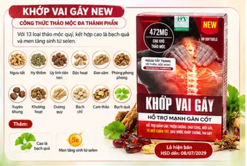 COMBO KHỚP KHỎE – VẬN ĐỘNG LINH HOẠT (MAXXGLU 60 VIÊN và KHỚP VAI GÁY NEW 60 VIÊN)