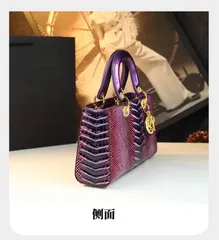 (NEW VIP ORDER LIMITED) - 2026 Túi Dáng Ngang Da Cá Sang Trọng Size 26