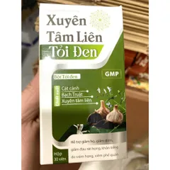 Viên Bổ Phổi Xuyênn ttâm liên tỏi đen tăng cường miễn dịch tăng cường đề kháng, phòng tránh bệnhh đường hô hấp mil tui