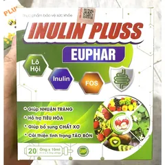 INULIN PLUSS EUPHAR Hỗ trợ cải thiện tình trạng táo bón, nhuận tràng, bổ sung chất xơ vien
