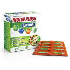 INULIN PLUSS EUPHAR Hỗ trợ cải thiện tình trạng táo bón, nhuận tràng, bổ sung chất xơ vien