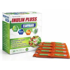 INULIN PLUSS EUPHAR Hỗ trợ cải thiện tình trạng táo bón, nhuận tràng, bổ sung chất xơ vien