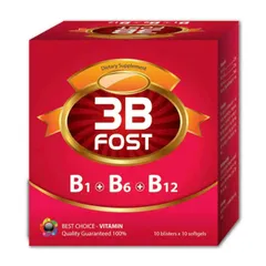 3B FOST B1 B6 B12 giúp ăn ngon miệng ,bồi bổ cơ thể, nâng cao thể trạng, mệt mỏi, chán ăn B noi