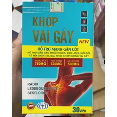 KHỚP VAI GÁY new Viên Vai Gáy Hỗ trợ giảm thoái hóa đốt sống cổ, cột sống, hếtt đau mỏi vai gáy, bồi bổ khí huyết tui