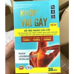 KHỚP VAI GÁY new Viên Vai Gáy Hỗ trợ giảm thoái hóa đốt sống cổ, cột sống, hếtt đau mỏi vai gáy, bồi bổ khí huyết tui