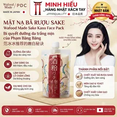 Mặt Nạ Ủ Bã Rượu Sake Nội Địa Nhật Bản – Dưỡng Ẩm, Làm Mềm Da, Hỗ Trợ Da Sáng Mịn