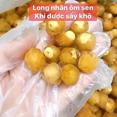 Long Nhãn Ôm Sen Sấy Mộc Sạch Sẽ - Món Ăn Vặt Thơm Ngon Giòn Bùi Tốt Cho Sức Khoẻ