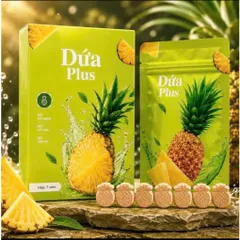 Combo Kẹo Dứa Plus + Xỗ Mỡ - Hỗ Trợ Giảm Kyy, Dáng Thon, Ngọt Nước, Thơm