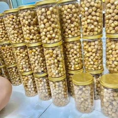 Long Nhãn Ôm Sen Sấy Mộc Sạch Sẽ - Món Ăn Vặt Thơm Ngon Giòn Bùi Tốt Cho Sức Khoẻ