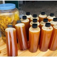 Mật Ong Hoa Nhãn Hưng Yên - Nguyên Chất 100% Chai 500ml (700gram)