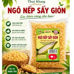 NGÔ NẾP NON SẤY GIÒN - Thơm Ngon, Lành Mạnh, Không Tẩm Gia Vị