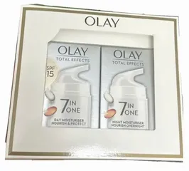 (Hàng Nhập Khẩu) Set kem dưỡng da ngày và đêm Olay Total Effects 7 in One 37ml - làm sáng da, hàng nhập Mỹ 820672