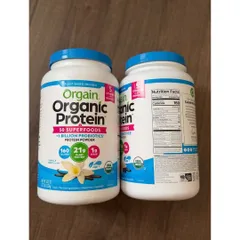 Bột Protein Hữu Cơ Orgain Organic Protein 1.2kg - 21g Protein Thực Vật, 50 Superfoods, Hỗ Trợ Tiêu Hóa Tự Nhiên