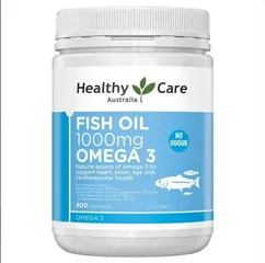 Viên Uống Dầu Cá Omega 3 Healthy Care Fish Oil 1000mg - Hỗ Trợ Sức Khỏe Tim Mạch & Tăng Cường Chức Năng Não 820709
