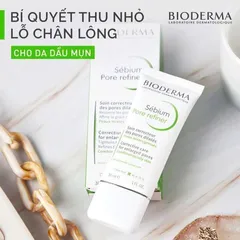 Kem Dưỡng Kiềm Dầu Bioderma Sebium Pore Refiner 30ml - Giảm Nhờn, Ngăn Mụn, Dưỡng Da Mịn Màng Cho Da Nhờn, Dễ Bị Mụn 820737