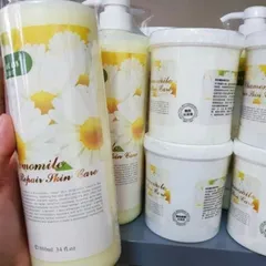 Bộ Chăm Sóc Da Hoa Cúc, Bộ 4 Chai Sữa Rửa Mặt, Kem Massage, Tẩy Da Chết Chính Hãng 820816