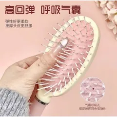 set 4 lược tạo kiểu tóc màu hồng pastel – xinh xắn, tiện dụng