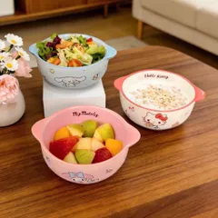 set bát sứ hoạt hình kèm thìa đĩa đũa có hộp và túi quà dễ thương