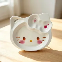 set khay đựng đồ ăn hello kitty cho bé – bộ bát đĩa cốc thìa đũa dễ thương