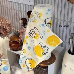 set 5 cuộn khăn lau đa năng chanh mèo – tiện dụng, tiết kiệm