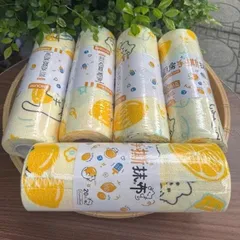 set 5 cuộn khăn lau đa năng chanh mèo – tiện dụng, tiết kiệm