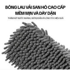 ( Siêu Rẻ ) Cây Lau Nhà San Hô Tự Vắt Xoay 360° Dễ Sử Dụng 820962