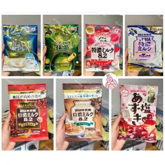 🔥 Kẹo Sữa UHA Trà Xanh 58g Đủ Vị - Xách Tay Nhật