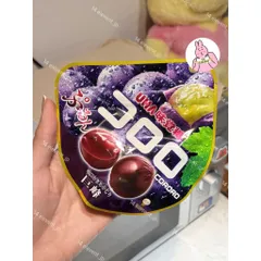 Kẹo Dẻo UHA Kororo Sakeru Nhật Bản 40g Đủ Vị Đào Dâu Nho Soda Ngon Dai Xách Tay Chính Hãng
