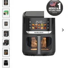 Nồi chiên không dầu Hamilton Beach SmartCook 6.5L - Hàng chính hãng
