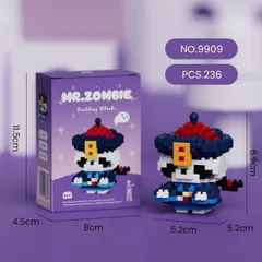 [ Mr.Zoombie ] Đồ Chơi Lắp Ráp 3D Nhân Vật Hoạt Hình Zoombie, Đồ Chơi Trang Trí Mini Dễ Thương
