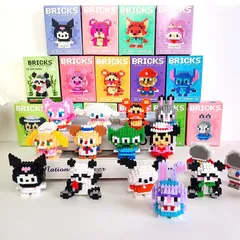 Mô hình lắp ráp 3D mini nhân vật hoạt hình đáng yêu cho bé, đồ chơi xếp hình 3D thu nhỏ | Đức Lâm