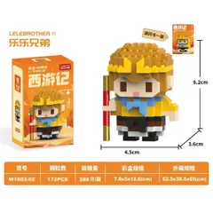 Đồ Chơi Lắp Ráp Mini 3D Nhân Vật Hoạt Hình Tây Du Kí Đáng Yêu, Đồ Chơi Lắp Ghép Dễ Thương Cho Bé | Đức Lâm
