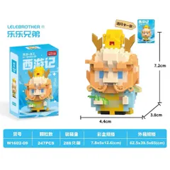 Đồ Chơi Lắp Ráp Mini 3D Nhân Vật Hoạt Hình Tây Du Kí Đáng Yêu, Đồ Chơi Lắp Ghép Dễ Thương Cho Bé | Đức Lâm