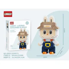 Mô Hình Lắp Ráp 3D LABUBU Nhân Vật Hoạt Hình Đáng Yêu Cho Bé, Đồ Chơi Lắp Ghép Dễ Thương LaBoBo | Đức Lâm