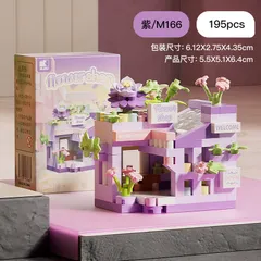 [Mẫu Mới] Đồ Chơi Lắp Ráp Trang Trí Ngôi Nhà, Nhà Hàng, Cửa Hàng Mini - Đồ Chơi Mini 3D Dễ Thương