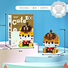 Mẫu Mới - Mô Hình 3D 9 Nhân Vật Thú Cưng - Đồ Chơi Giải Trí, Trang Trí Kệ Tủ Sách