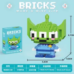 Đồ chơi mini 3D nhân vật hoạt hình bọt biển siêu cute dành cho bé, đồ chơi mini 3D thu nhỏ