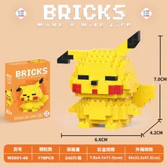 Đồ chơi mini 3D nhân vật hoạt hình bọt biển siêu cute dành cho bé, đồ chơi mini 3D thu nhỏ