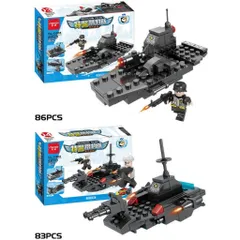 Bộ Đồ Chơi Cảnh Sát Lắp Ghép Ô Tô Biến Hình Robot, Bộ Xếp Hình Xe Cảnh Sát SWAT 8 In 1 | Đức Lâm