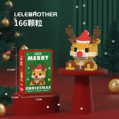 Mô Hình Lắp Ráp Mini 3D Ông Già Noel Đánh Yêu Cho , Đồ Chơi Lắp Ghép Dễ Thương l Đức Lâm