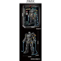 Đồ chơi lắp ráp mô hình MK4 Steel Armor Deathwhip Mecha 2362 chi tiết có đèn LED dành cho bé