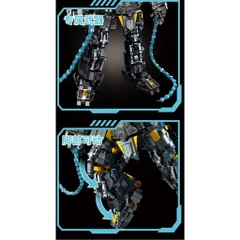 Đồ chơi lắp ráp mô hình MK4 Steel Armor Deathwhip Mecha 2362 chi tiết có đèn LED dành cho bé