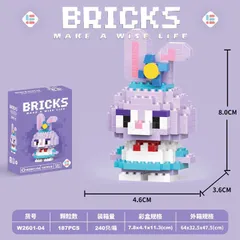 Mô Hình Lắp Ráp  Mini 3D Nhân Vật Hoạt Hình Đáng Yêu Cho Bé, Đồ Chơi Lắp Ghép Dễ Thương | Đức Lâm
